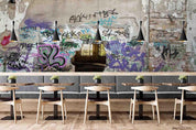 3D Abstract Graffiti Wall Mural Wallpaper LQH 120- Jess Art Decoration