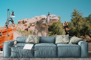 3D Camel Blue Sky Wall Mural Wallpaper 21- Jess Art Decoration