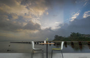 3D Sky Cloud Mountain River Nature Landscape Wall Mural Wallpaper LQH 659- Jess Art Decoration