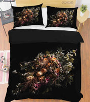 3D Rose Bouquet Quilt Cover Set Bedding Set Duvet Cover Pillowcases 257- Jess Art Decoration