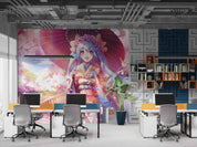 3D Comic Girl Wall Mural Wallpaper sww 224- Jess Art Decoration