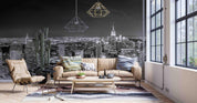 3D Night City Building Light Scenery Wall Mural Wallpaper GD 3768- Jess Art Decoration