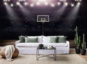 3D Basketball Court Lighting Wall Mural Wallpaper 29- Jess Art Decoration