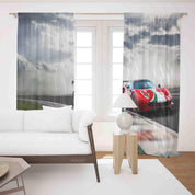 3D Red Race Car Curtains and Drapes LQH 20- Jess Art Decoration