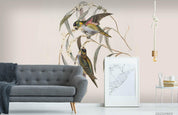 3D Watercolor Animal Bird Leaf Wall Mural Wallpaper LQH 247- Jess Art Decoration