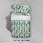 3D Cartoon Animal  Peacock Flower Pattern Quilt Cover Set Bedding Set Duvet Cover Pillowcases WJ 9724- Jess Art Decoration