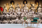 3D Chinese Terracotta Warriors Wall Mural Wallpaper SWW4126- Jess Art Decoration