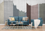 3D Vintage Smudged Knitting Background Wall Mural Wallpaper GD 1773- Jess Art Decoration