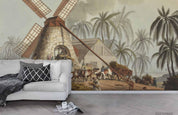 3D Boston Library Oil Painting Wall Mural Wallpaper LQH 160- Jess Art Decoration