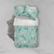 3D Pink White Floral Quilt Cover Set Bedding Set Pillowcases 159- Jess Art Decoration