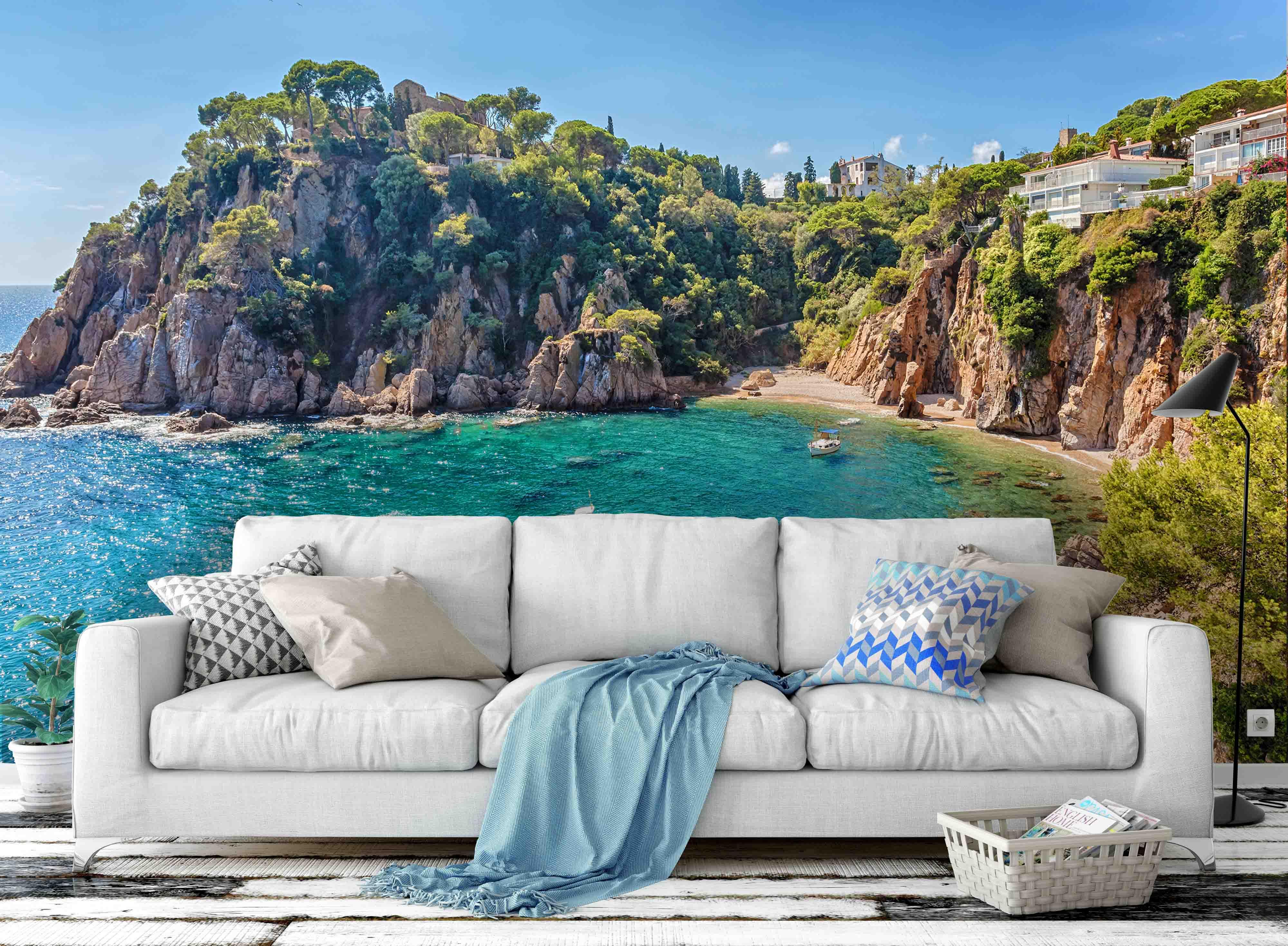 3D Blue Beach Reef Wall Mural Wallpaper 53- Jess Art Decoration