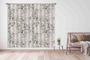 3D Retro Flower Branch Peacock Curtains and Drapes GD 6- Jess Art Decoration