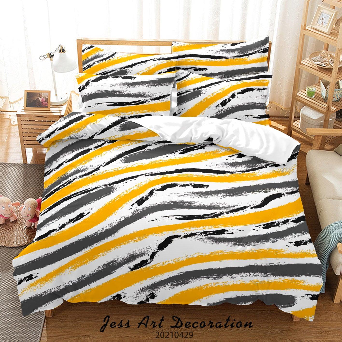 3D Abstract Color Pattern Quilt Cover Set Bedding Set Duvet Cover Pillowcases 32- Jess Art Decoration