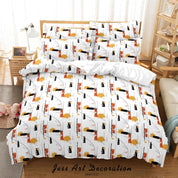 3D Abstract Brush Stroke Pattern Quilt Cover Set Bedding Set Duvet Cover Pillowcases LXL- Jess Art Decoration