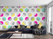 3D Abstract Color Geometry Wall Mural Wallpaper LQH 56- Jess Art Decoration