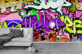 3D Graffiti Wall Mural Wallpaper 199- Jess Art Decoration