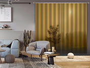 3D Tree Yellow Sand Sun Curtains and Drapes GD 1158- Jess Art Decoration