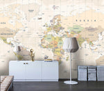 3D World Map Wall Mural Wallpaper 22- Jess Art Decoration