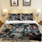 3D Color Artists Graffiti Works Quilt Cover Set Bedding Set Duvet Cover Pillowcases 111- Jess Art Decoration