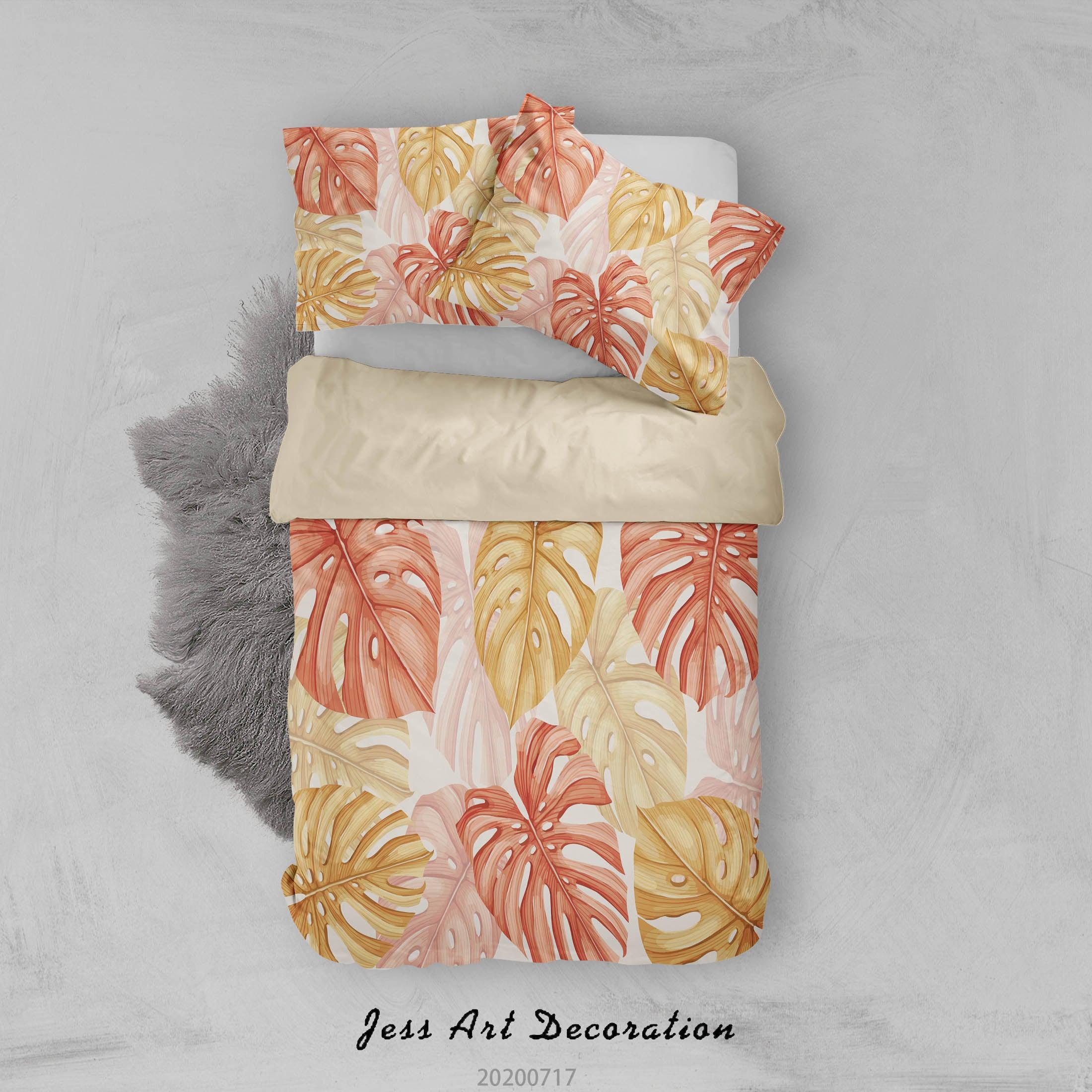 3D Vintage Floral Quilt Cover Set Bedding Set Duvet Cover Pillowcases WJ 1615- Jess Art Decoration