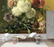 3D Hand Drawn Vintage Vase Flower Oil Painting Wall Mural Wallpaper GD 1821- Jess Art Decoration