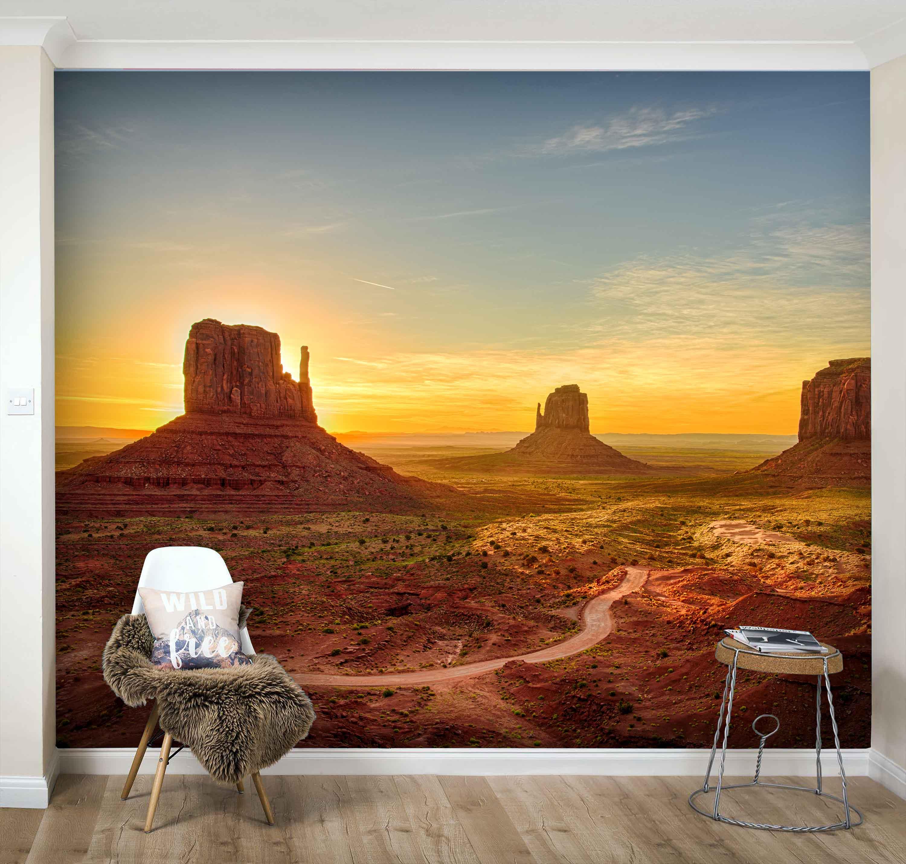3D Sunset Desert Wall Mural Wallpaper 36- Jess Art Decoration