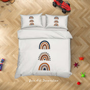 3D White Rainbow Quilt Cover Set Bedding Set Duvet Cover Pillowcases SF71- Jess Art Decoration