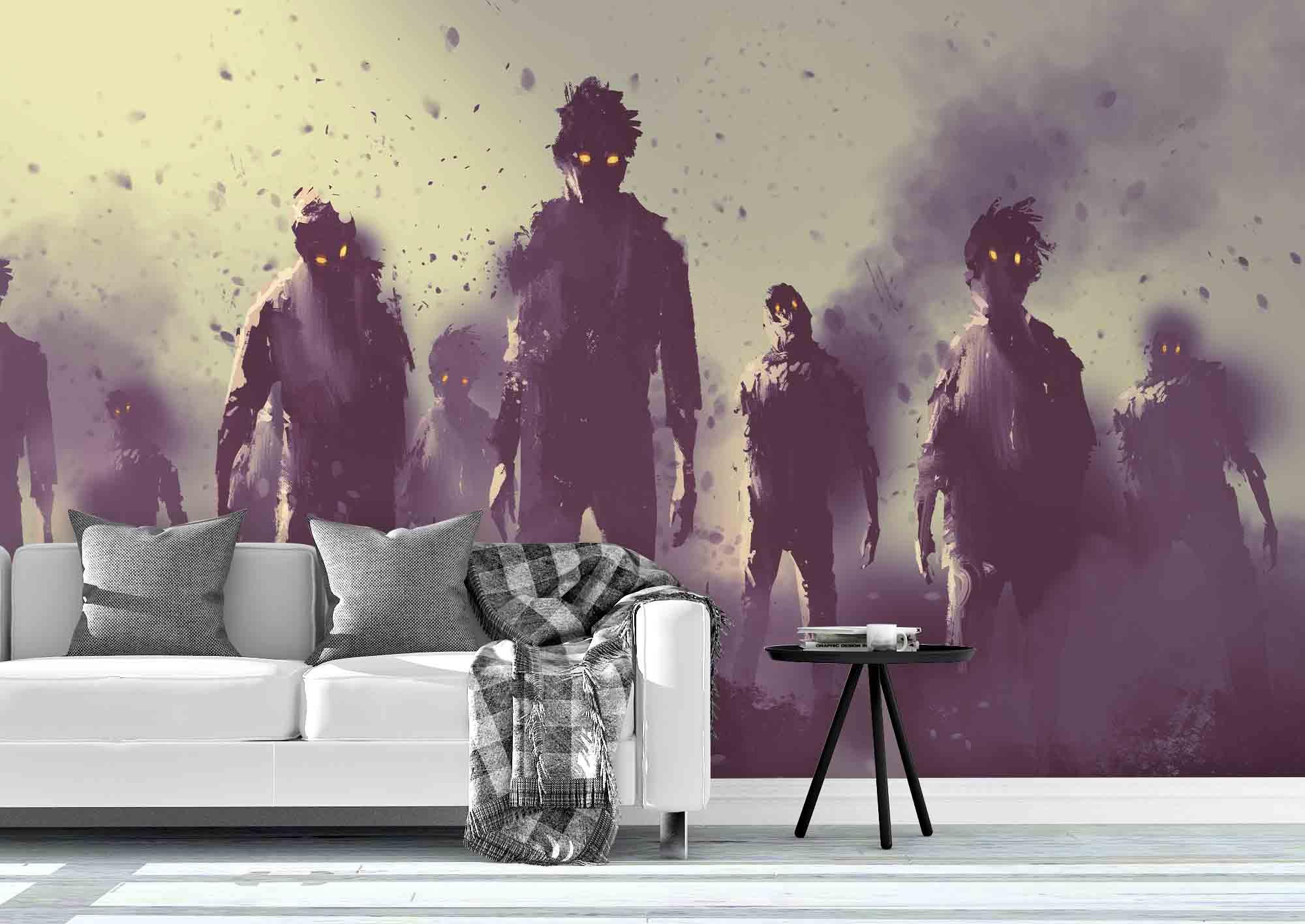 3D Zombie Wall Mural Wallpaper 159- Jess Art Decoration