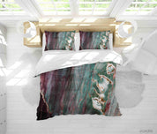 3D Abstract Marble Texture Quilt Cover Set Bedding Set Duvet Cover Pillowcases 255- Jess Art Decoration