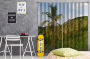 3D Landscape Grass Tree Plant Field Curtains and Drapes GD 3540- Jess Art Decoration