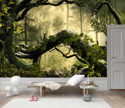 3D Jungle Sunrise Wall Mural Wallpaper 41- Jess Art Decoration