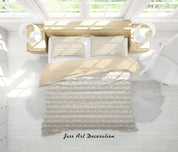 3D Khaki Wave Pattern Quilt Cover Set Bedding Set Duvet Cover Pillowcases SF61- Jess Art Decoration