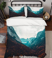 3D Sky Mountain Landscape Quilt Cover Set Bedding Set Duvet Cover Pillowcases 174 LQH- Jess Art Decoration