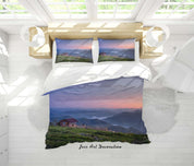 3D Sunset Sky Mountain Landscape Quilt Cover Set Bedding Set Duvet Cover Pillowcases 134- Jess Art Decoration