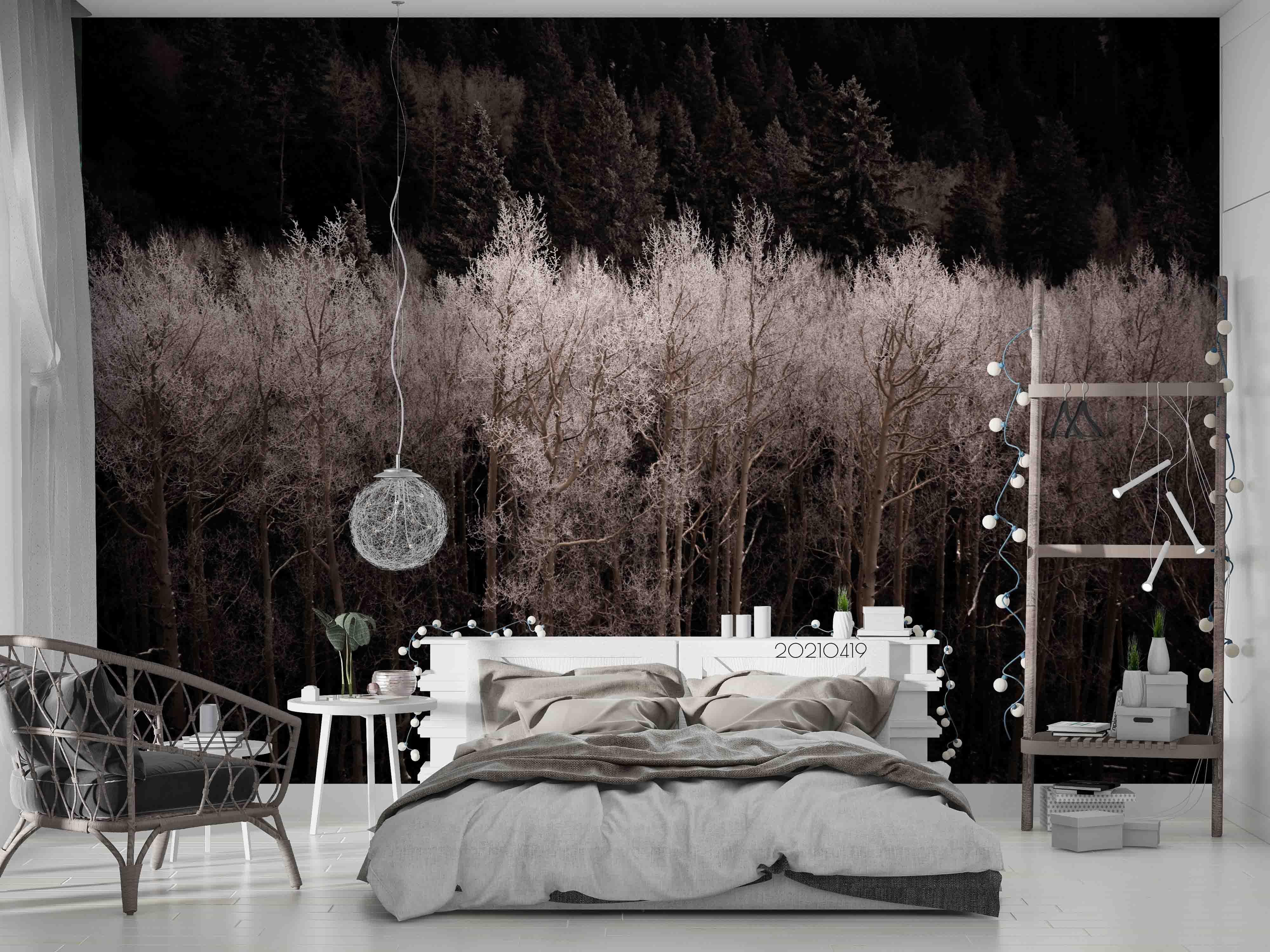 3D Forest Landscape Wall Mural Wallpaper LQH 11- Jess Art Decoration