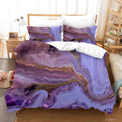 3D Abstract Marble Texture Quilt Cover Set Bedding Set Duvet Cover Pillowcases 274- Jess Art Decoration