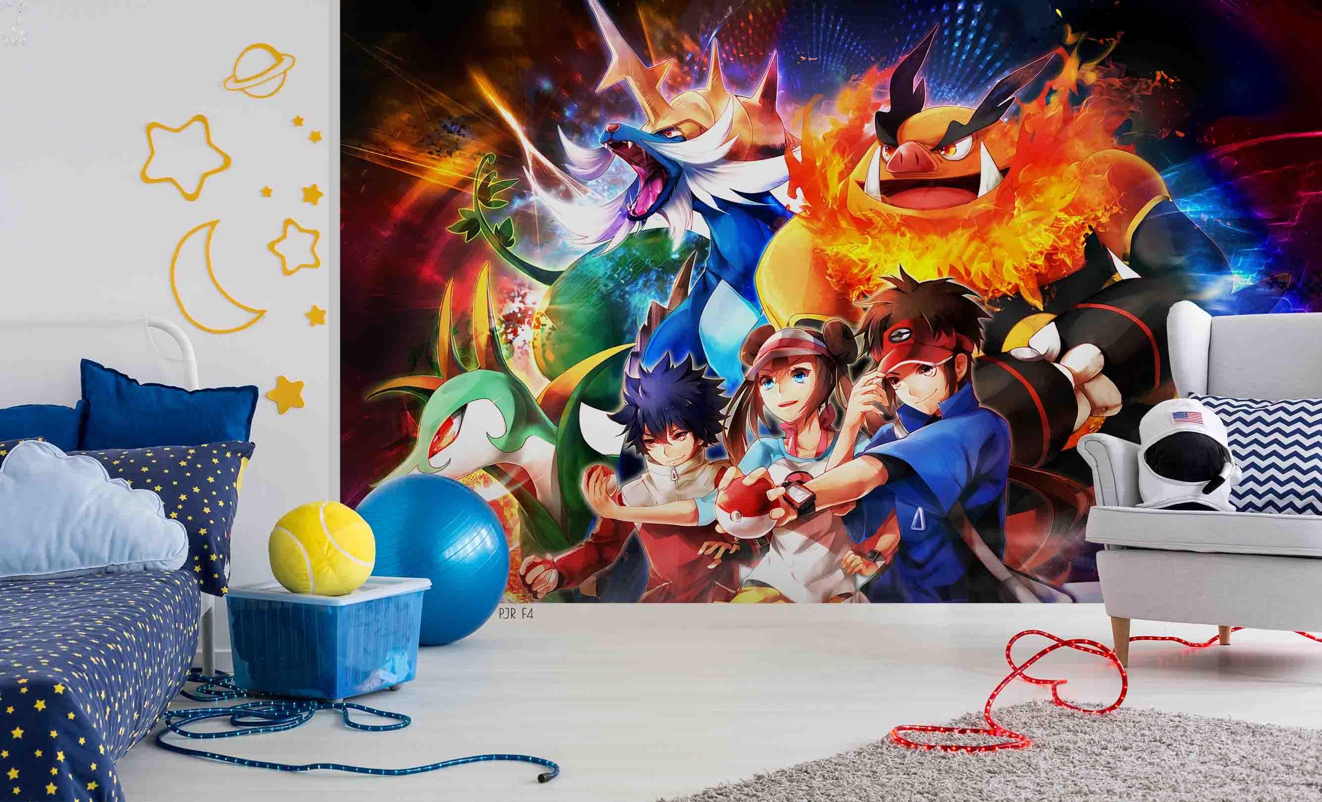 3D Cartoon Dargon Boy Girl Wall Mural Wallpaper WJ 5245- Jess Art Decoration