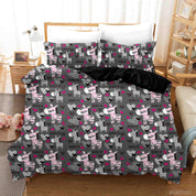 3D Hand Drawn Animal Zebra Love Quilt Cover Set Bedding Set Duvet Cover Pillowcases 100- Jess Art Decoration