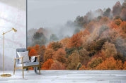 3D Fog Forest Landscape Wall Mural Wallpaper LQH 76- Jess Art Decoration
