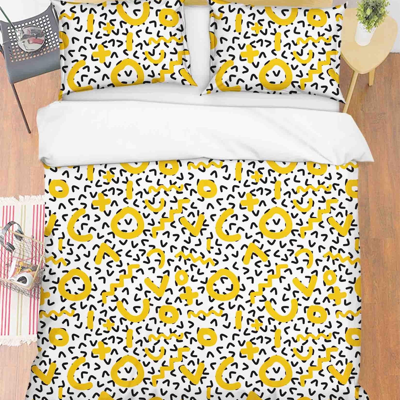 3D Abstract Geometric Pattern Quilt Cover Set Bedding Set Duvet Cover Pillowcases 20 LQH- Jess Art Decoration