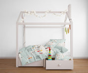 3D Green World Map National Figure Quilt Cover Set Bedding Set Pillowcases 34- Jess Art Decoration