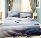 3D Airplane Wing Sky Overview Quilt Cover Set Bedding Set Duvet Cover Pillowcases LXL 44- Jess Art Decoration