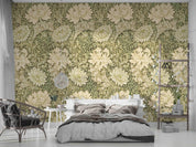 3D Vintage Baroque Foliage Floral Wall Mural Wallpaper GD 3956- Jess Art Decoration