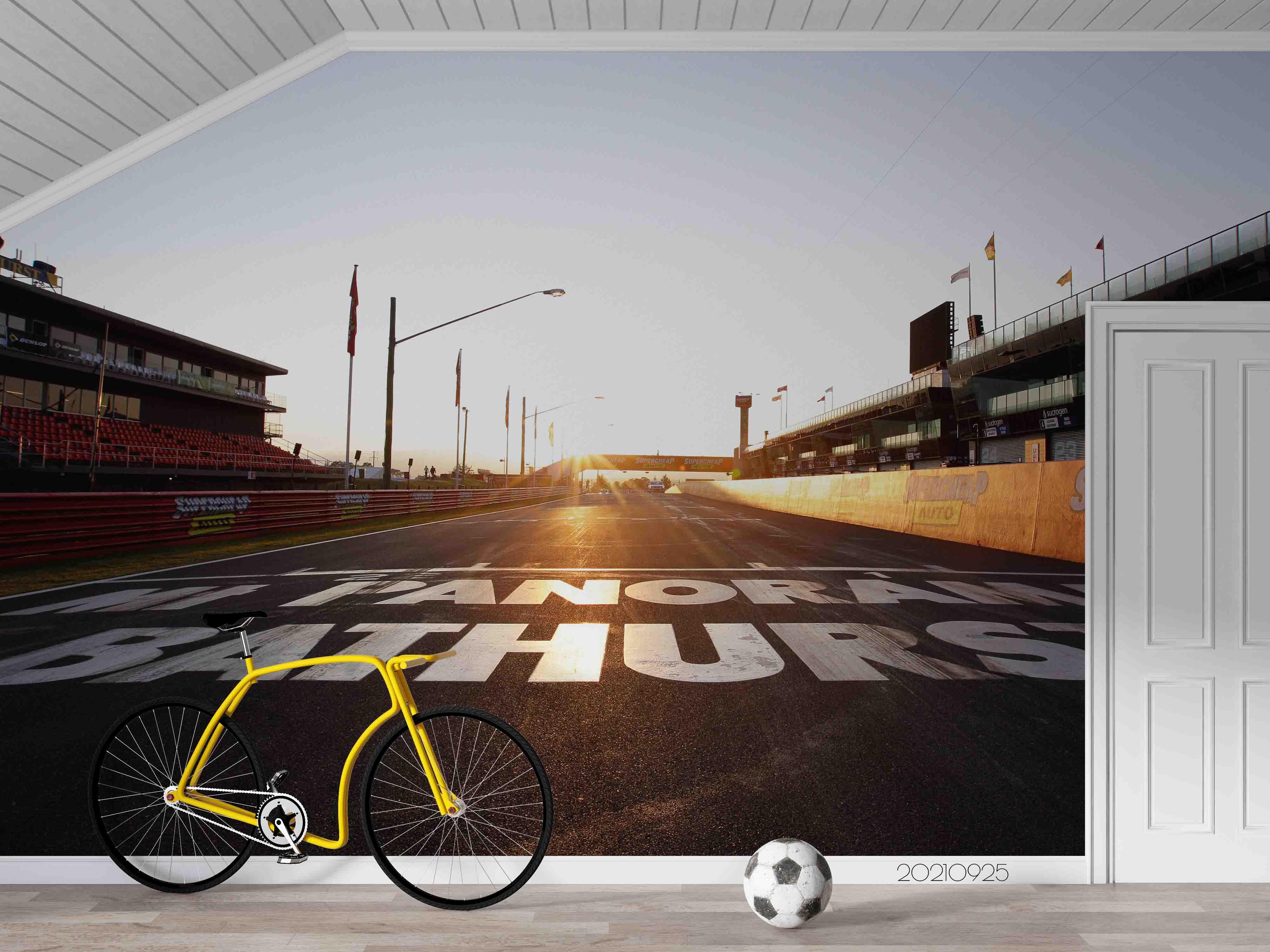 3D City Road Landscape Wall Mural Wallpaper LQH 259- Jess Art Decoration