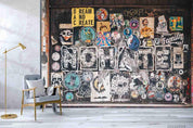 3D Graffiti Brick Logo Photo Wall Mural Wallpaper SWW3789- Jess Art Decoration