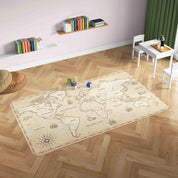3D World Map Non-Slip Rug Mat 177- Jess Art Decoration