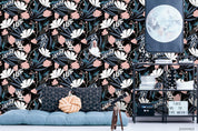 3D Hand Drawn Floral Leaves Plant Pattern Wall Mural Wallpaper LXL- Jess Art Decoration