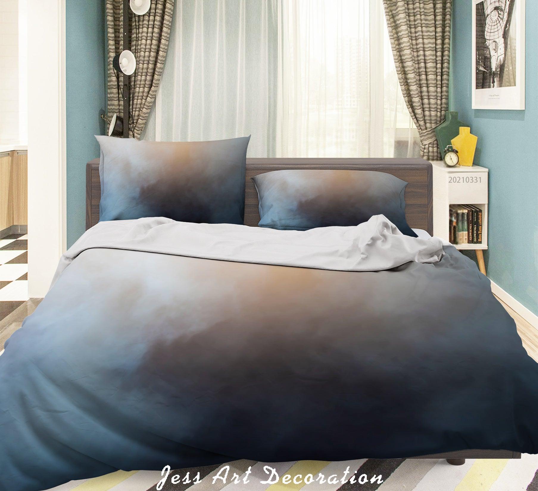 3D Abstract Grey Sky Quilt Cover Set Bedding Set Duvet Cover Pillowcases 213- Jess Art Decoration