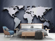 3D World Map Wall Mural Wallpaper WJ 5187- Jess Art Decoration
