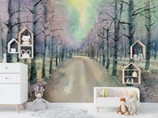 3D Forest Landscape Oil Painting Wall Mural Wallpaper LQH 131- Jess Art Decoration